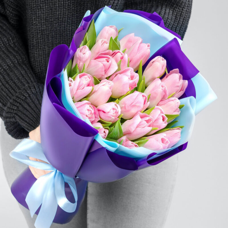 Светло-Розовые Тюльпаны
